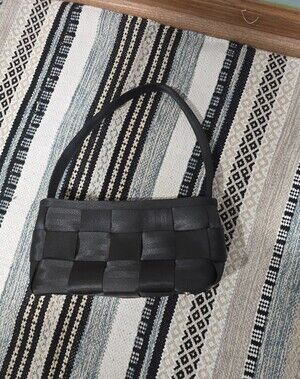 Harveys Black Y2K Seatbelt Mini Shouldder Bag
